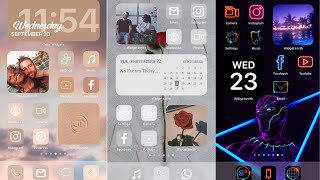 ios 14 home screen setup | 3 different aesthetics | Icon links included screenshot 5