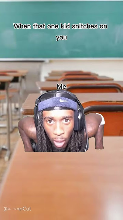 Average nerd in the corner of the class snitching