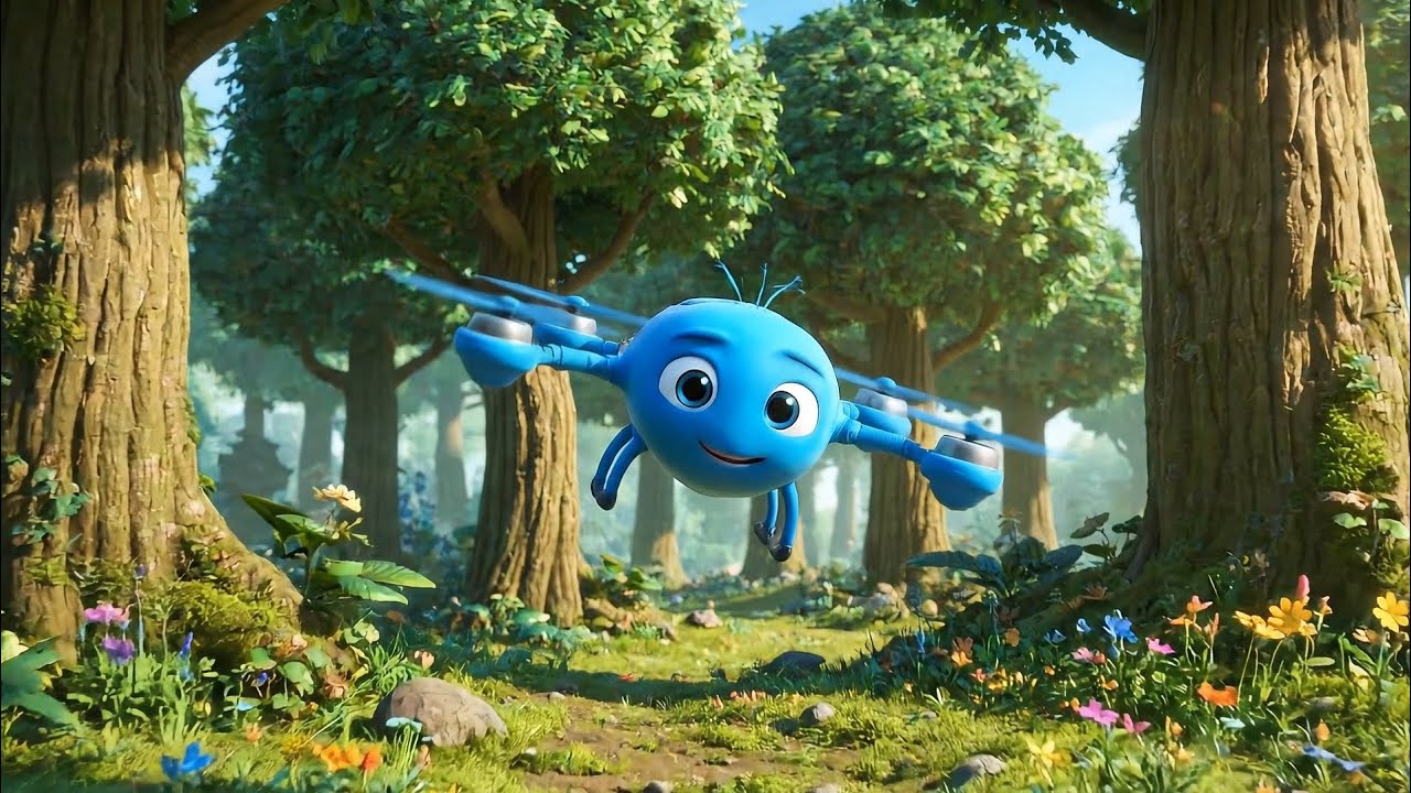 DRONI IN THE FOREST - Kids Song Educational Video Nature For Kids