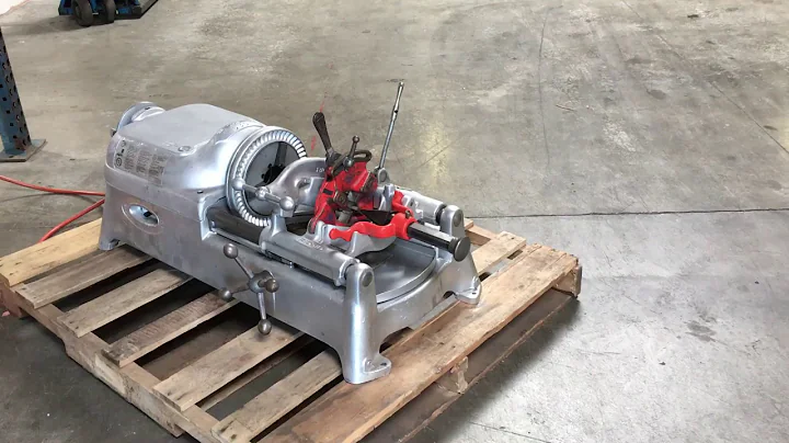 Ridgid 535 Pipe Threader Threading Machine with foot switch 1/8” to 2” 300 700