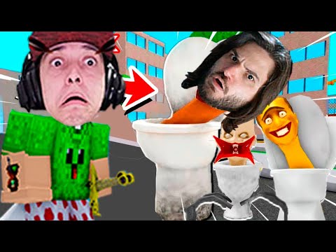 VIREI VARIAS SKIBIDI TOILET DIFERENTES NO ROBLOX 