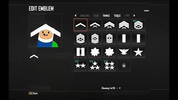COD BO2 Tutorial - How to Make A Finn Emblem