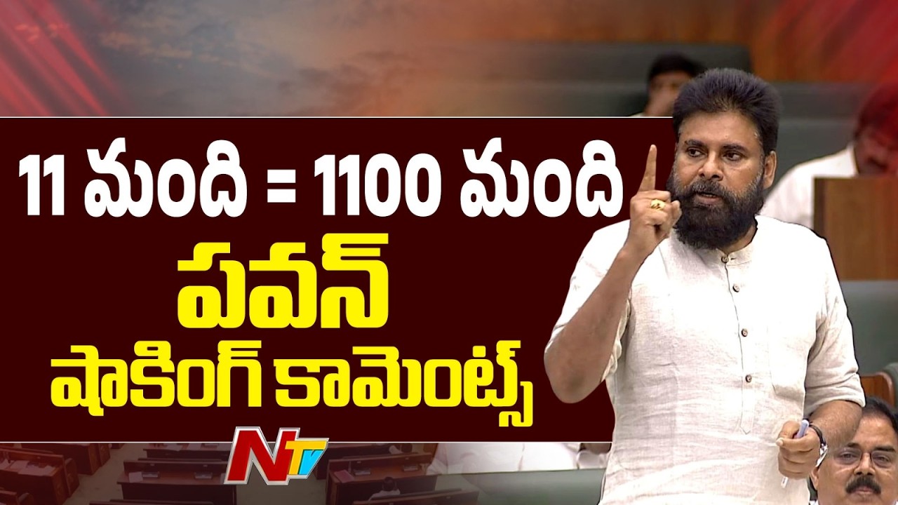 11 మంది 1100 మందిలా మాట్లాడుతున్నారు.. అసెంబ్లీలో పవన్ కళ్యాణ్ సంచలన వ్యాఖ్యలు | NTV Telugu