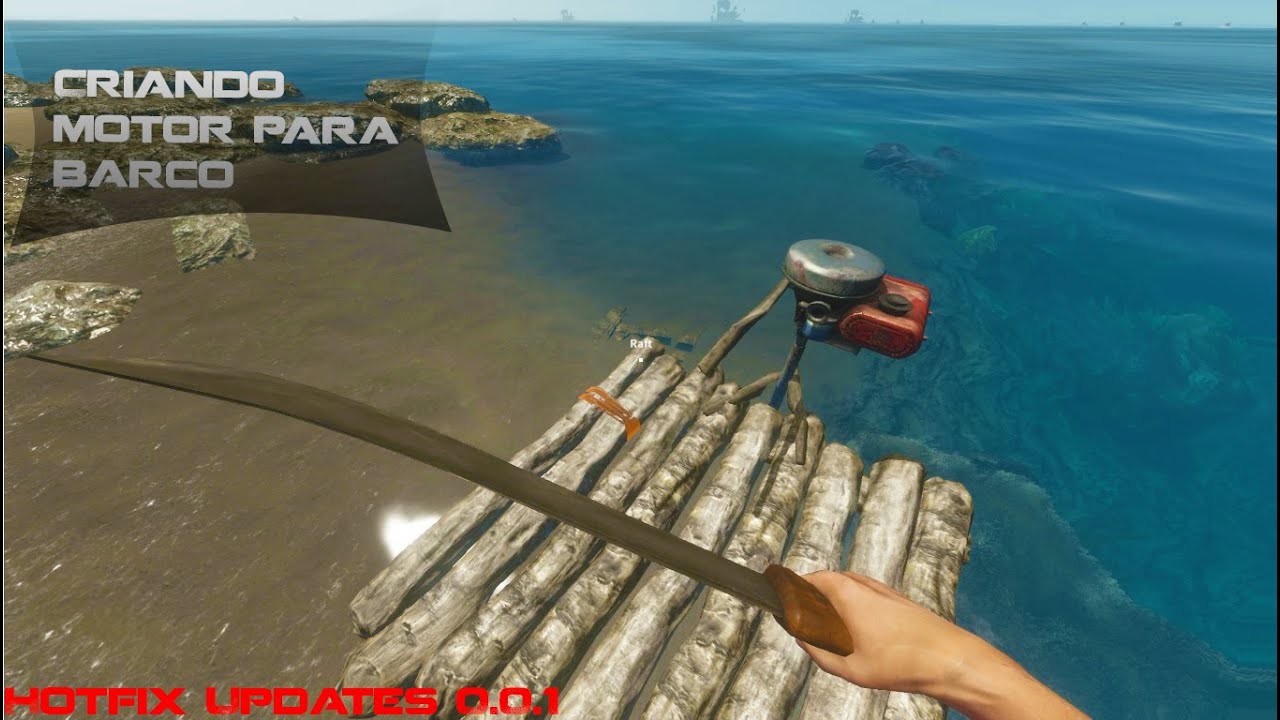 Stranded Deep - Patch 0.01.H1- Criando Motor para barco