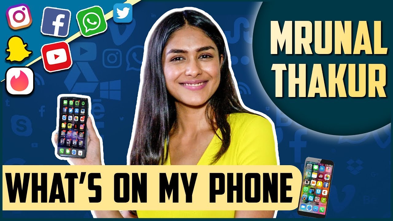 INSIDE Mrunal Thakur's Phone | SECRETS REVEALED | What's On My Phone