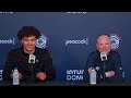 Keaton Wagler Joins LA Clippers as 5th Pick | Introductory Press Conference