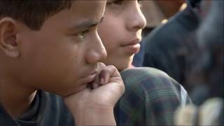 Kailash Satyarthi talks with rescued Children