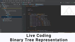 Live Coding : Binary Tree Representation || Data Structures And Algorithms in Java