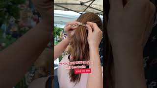 The BEST ponytail holder No hair headache. Comfort and hold. #ponytail #hairstyle #hair #hairclip