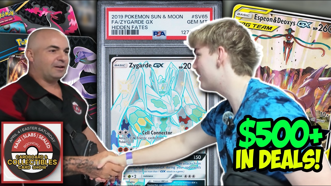 HUNTING For Pokémon Cards At A Local Card Show!!