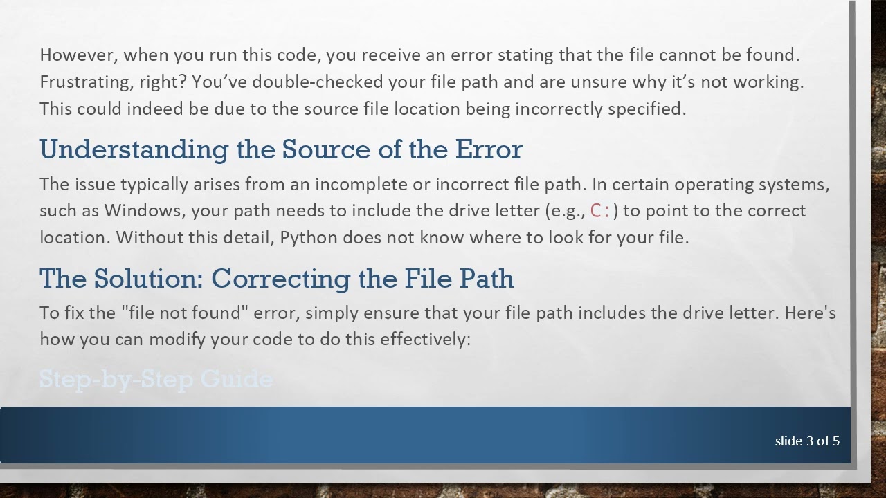 Importing CSV Files in Python Using Pandas: Fixing the 