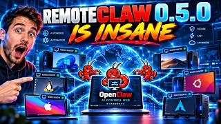 REMOTECLAW 0.5.0 IS INSANE — OPENCLAW CAN NOW CONTROL MULTIPLE COMPUTERS #openclaw #remoteclaw #ai