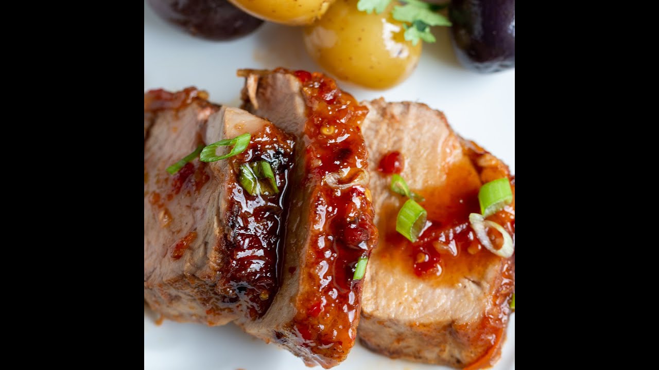 Thai Sweet Chili Pork Tenderloin - YouTube