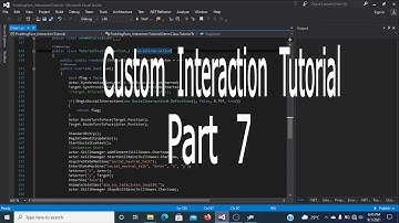 Custom Interaction Tutorial Part 7: Autonomy and Interaction Pushing