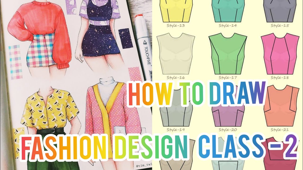 How To Draw Neckline Class - 2 for Beginners // Free online Fashion ...