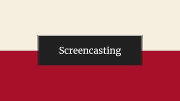 Screencasting Examples