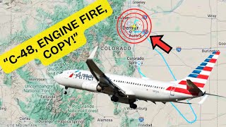 ATC Audio Analysis of TERRIFYING Denver ENGINE FIRE (AA 1006 fire) 🔥