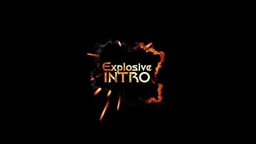 EXPLOSIVE INTRO After Effects Template FREE DOWNOAD!!✔