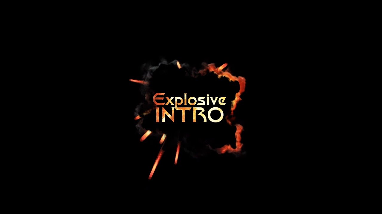 EXPLOSIVE INTRO After Effects Template FREE DOWNOAD!!✔ youtube intros maker