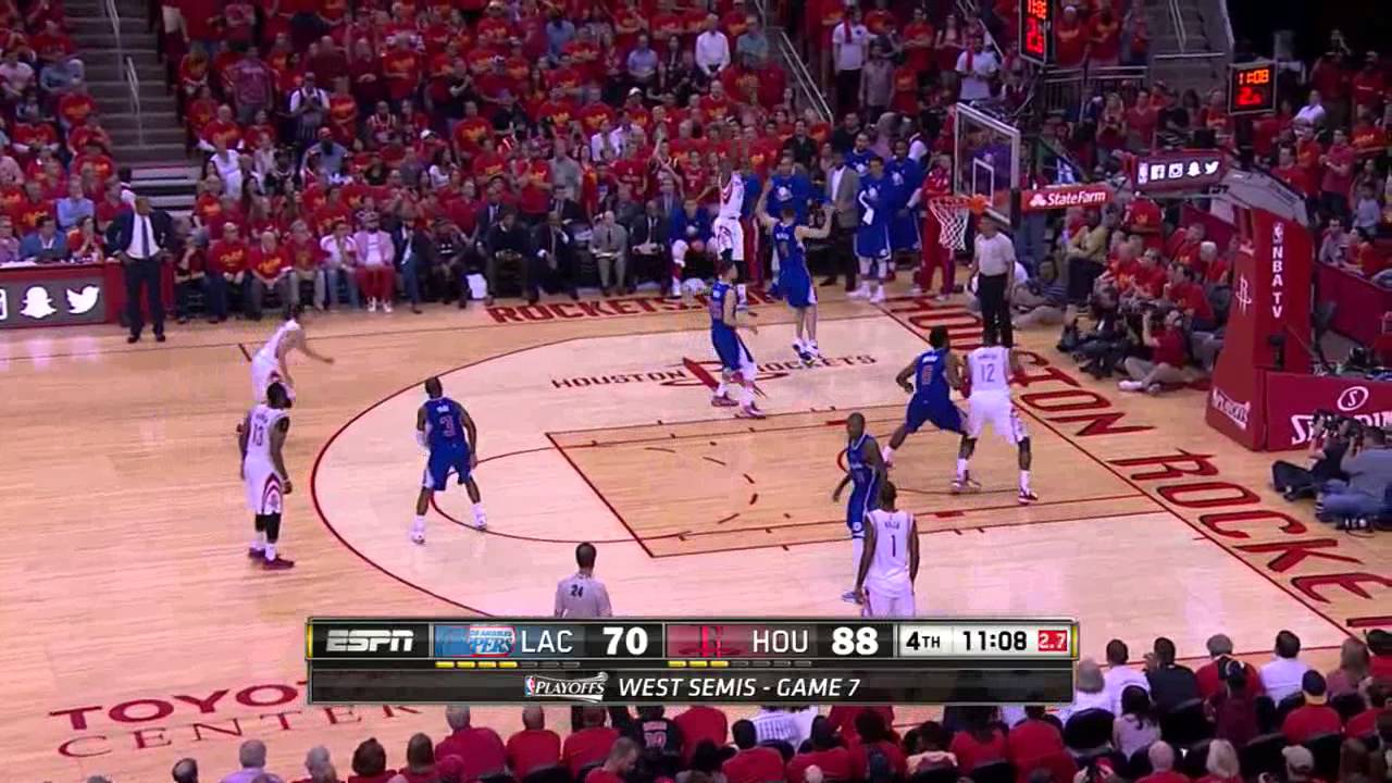 NBA, playoff 2015, Rockets vs. Clippers, Round 2, Game 7, Move 45 ...