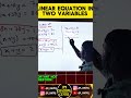 Linear equations in two variables 🔥