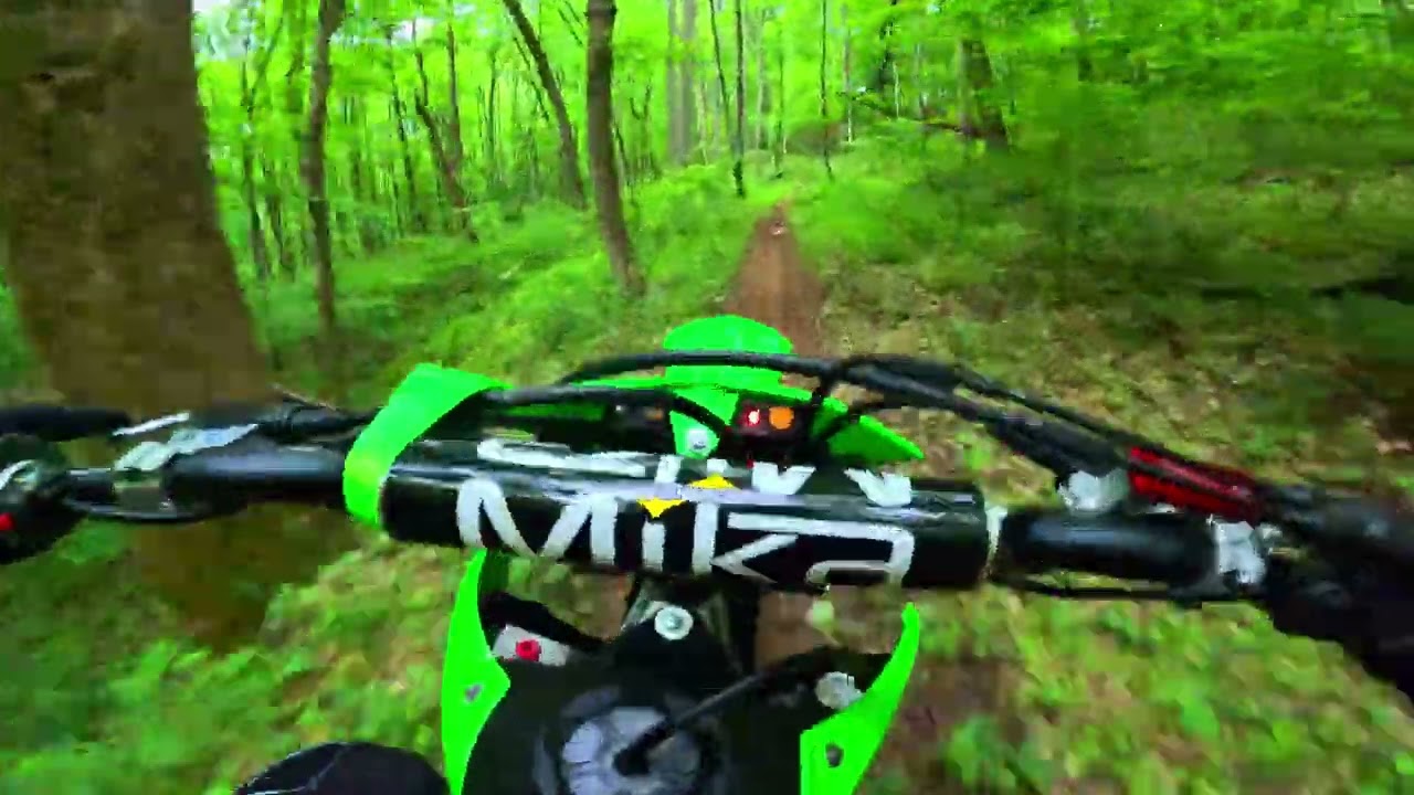 Testing a 2024 Kawasaki KLX300R at HMT Tornado Singletrack!