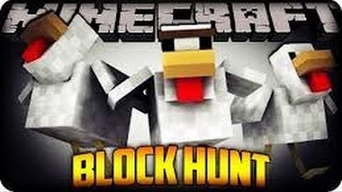 Minecraft minigame  block hunt episode 2 w/ davidcrash10