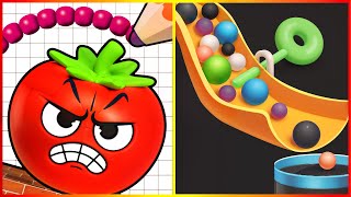 Draw Smash Funny Puzzle VS Pin Puzzle - All Levels Speed Gameplay