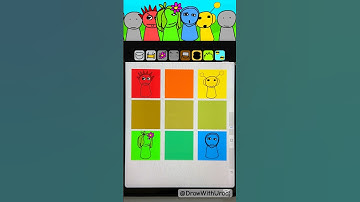 Digital Sprunki but Sprunked Color Mixing 😍 #sprunki #procreate #sprunked #colourmixing #incredibox