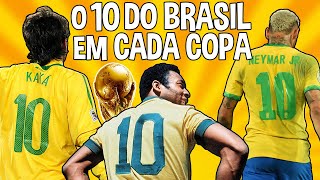 O CAMISA 10 DO BRASIL em CADA COPA DO MUNDO! (1930 - 2022)