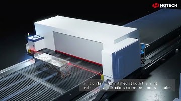 【HGTECH】WALC-P Laser Cutter: High-Speed, Precise Bevel Cutting for Metal Sheets!