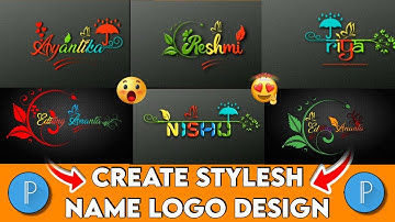 Create Stylish Name logo design  | pixellab Name editing | stylish name design in pixellab