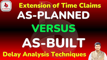 How To Prepare Delay Analysis by Using as Planned vs as Built method | Delay analysis techniques p6|