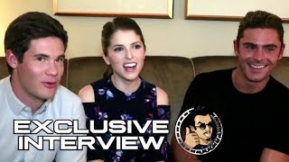 Anna Kendrick, Zac Efron & Adam Devine Exclusive Interview (CinemaCon 2016) JoBlo.com