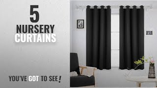 Top 10 Nursery Curtains [2018]: Deconovo Super Soft Thermal Insulated Window Treatment Bedroom screenshot 4