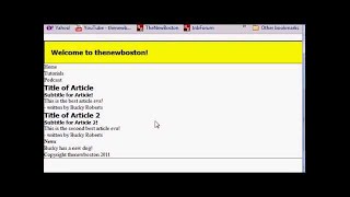 HTML5 Tutorial   11   Styling the Navigation Menu Wealth