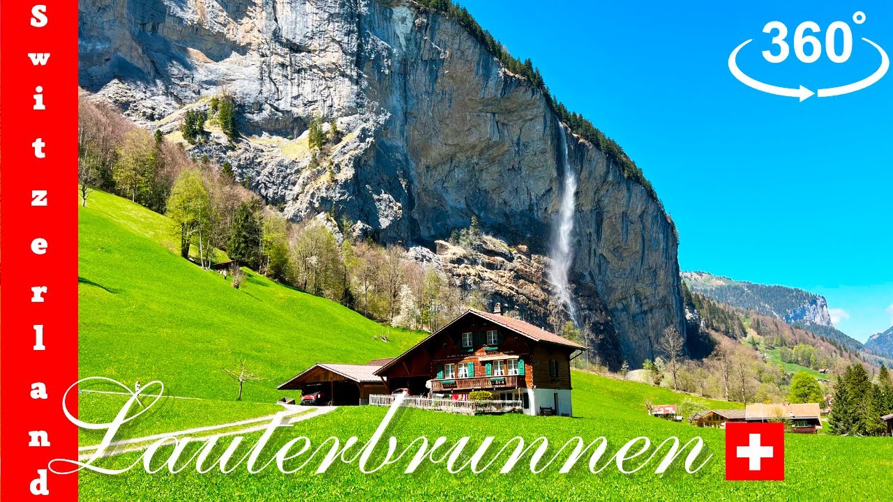 Lauterbrunnen Close to Heaven/Швейцария 4K/360/VR ВИДЕО