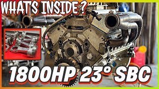 1800 HP 23 deg SBC / What's inside this engine? I BROKE IT!