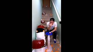 Trickshot PAN PONG  Throw back Time