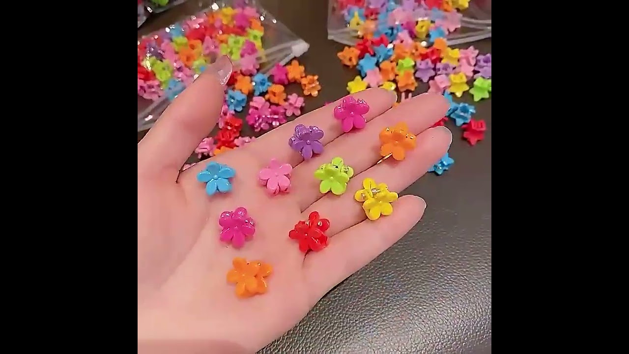 [Little B House] Korean Sweet Cute Mini Flowers Hairpin Set Candy Hair Princess Hair Pins 发夹小抓夹-H103