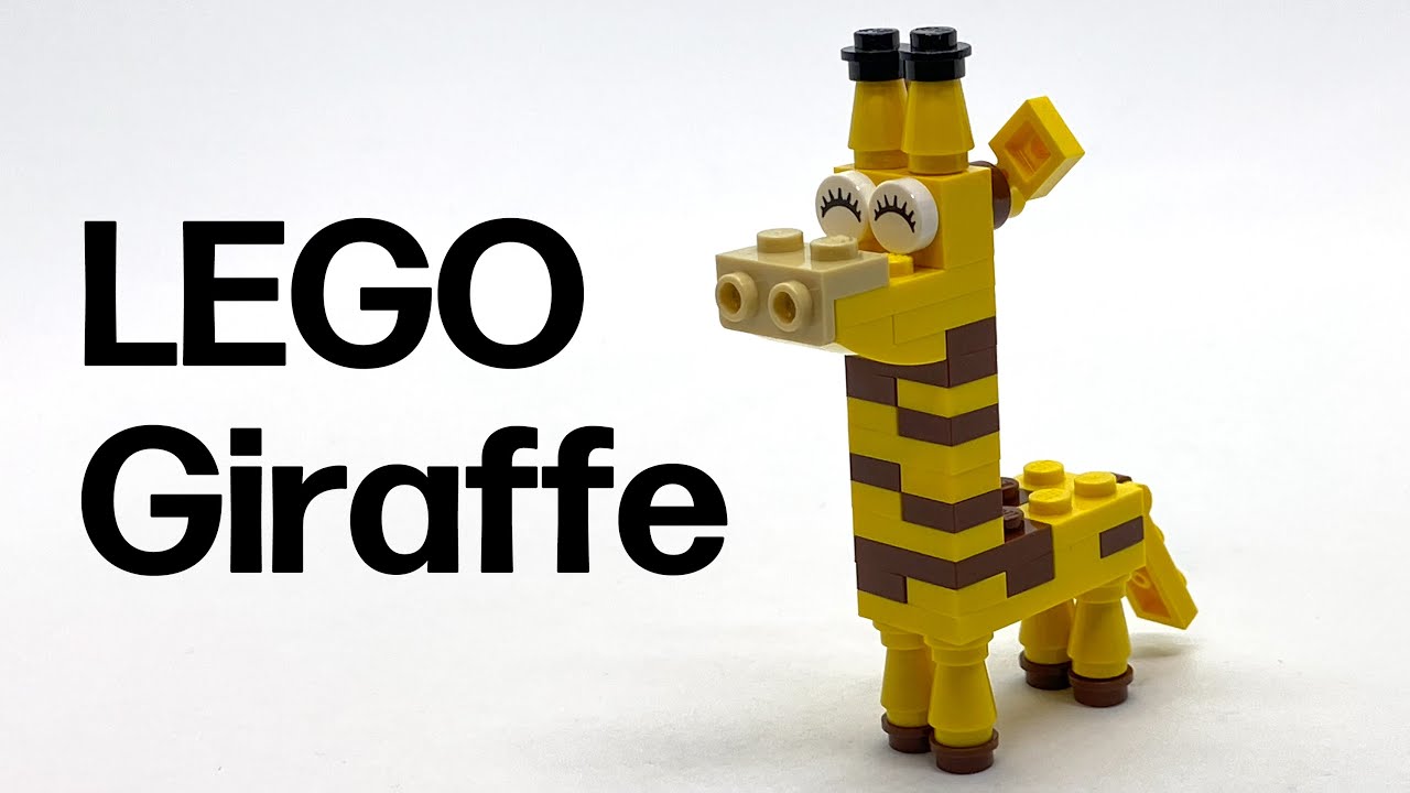LEGO キリンの作り方 Giraffe [How to build] ミニ動物シリーズ - YouTube