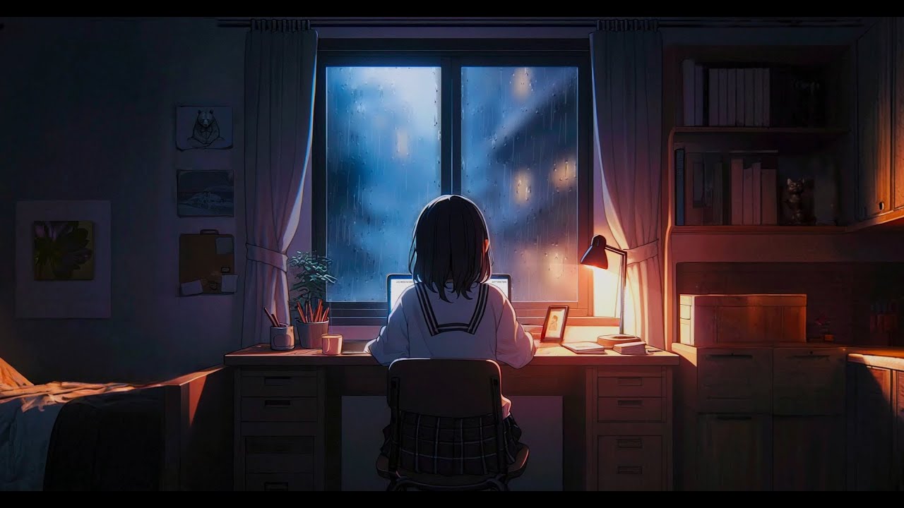 Heavy Rain & Focus 🧠 Deep Study Music with Storm Sounds (No Talking)