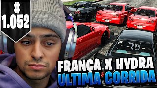 ÚLTIMA PARTIDA DA CORRIDA FRANÇA X HYDRA VALENDO 3 MILHÕES! gta rp #1.052