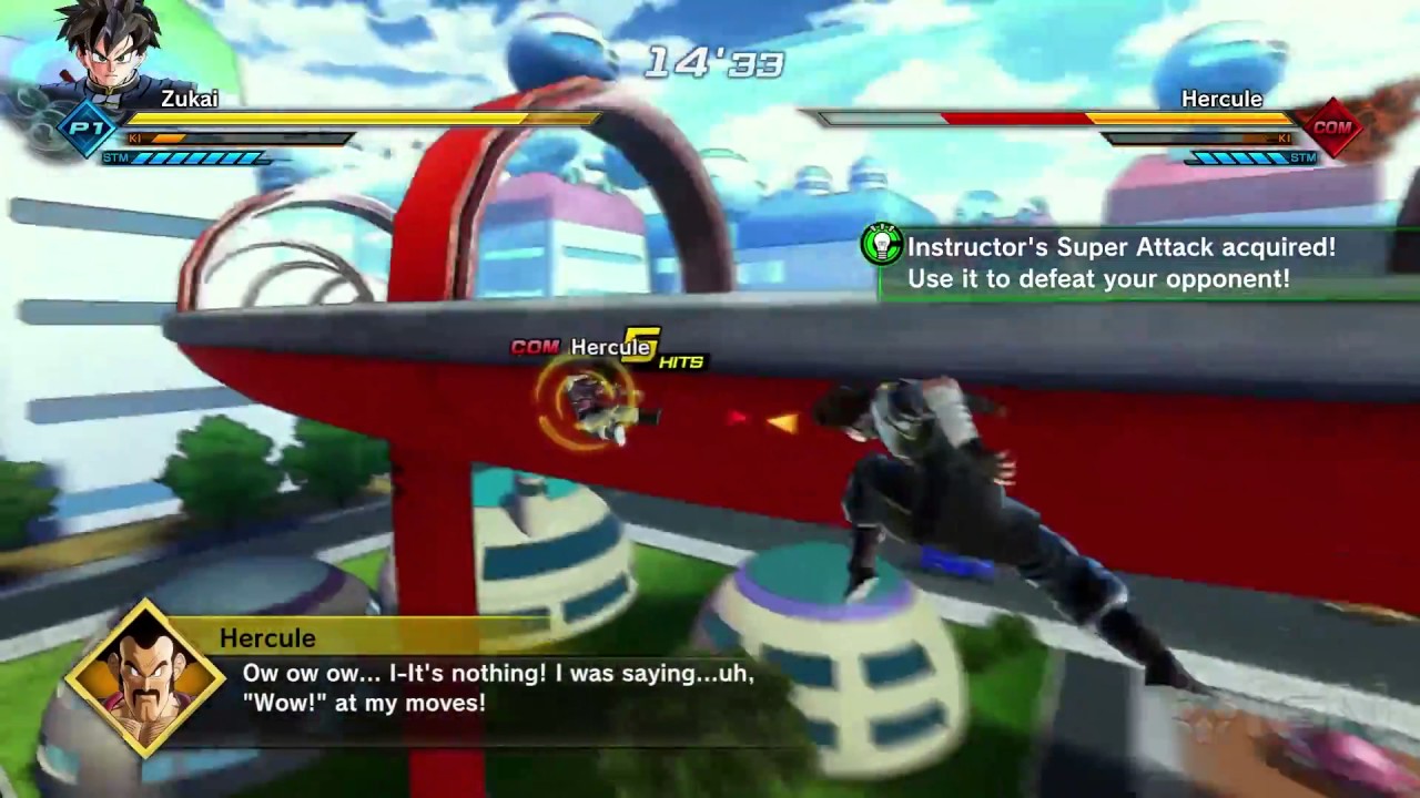 Dragon Ball Xenoverse 2 Master Hercule Lesson 2 YouTube