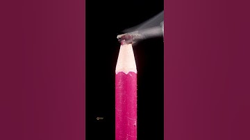 Pencil Melting in Macro ASMR #relaxing #satisfying #closeup