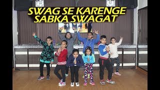 Swag Se Swagat Song Dance Steps For Kids | Choreography By Step2Step Dance Studio | 9888137158 Resimi