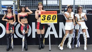 スーパーGT2022 第6戦 SUGO㊹ 荏崎ろあさん ちゃろさん ERIKAさん 今村知可さん 三宝愛久奈さん Rising Angels マーキュリーエンジェルズ レースクイーン 360号車 screenshot 2