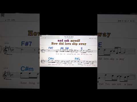 [악보/가사] You are not alone / Michael Jackson 1.0 배속
