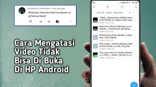 Cara Mengatasi Video Tidak Bisa Diputar Di Android