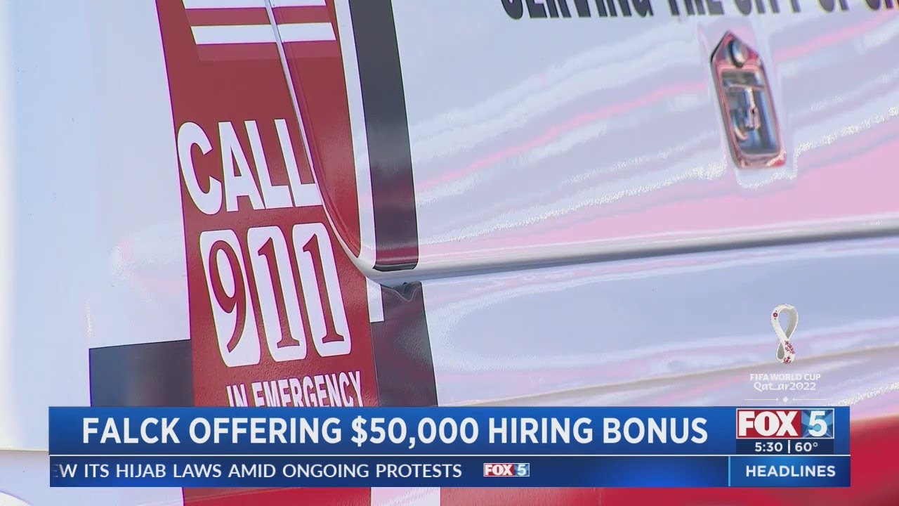$50K Signing Bonus Offered to Newly Hired Paramedics